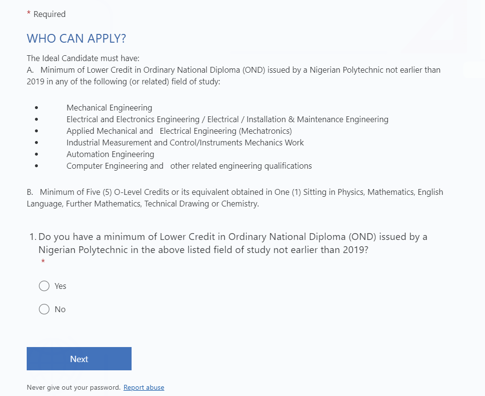Nestle Technical Program 