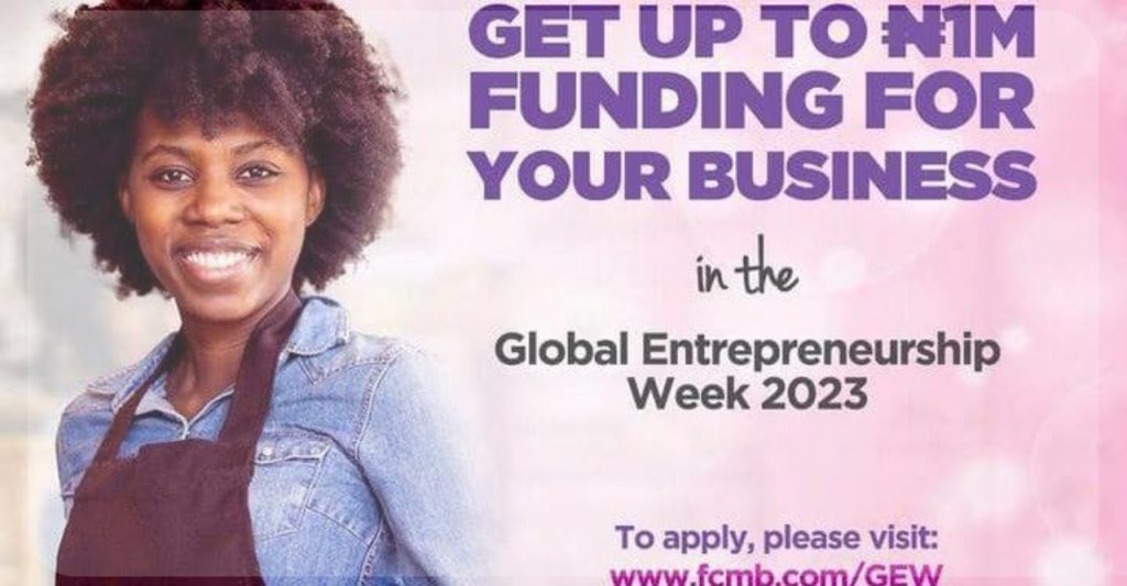 Apply for SkillPaddy FCMB Global Entrepreneurship Week Fund For SMEs (N1Million Business Grant)