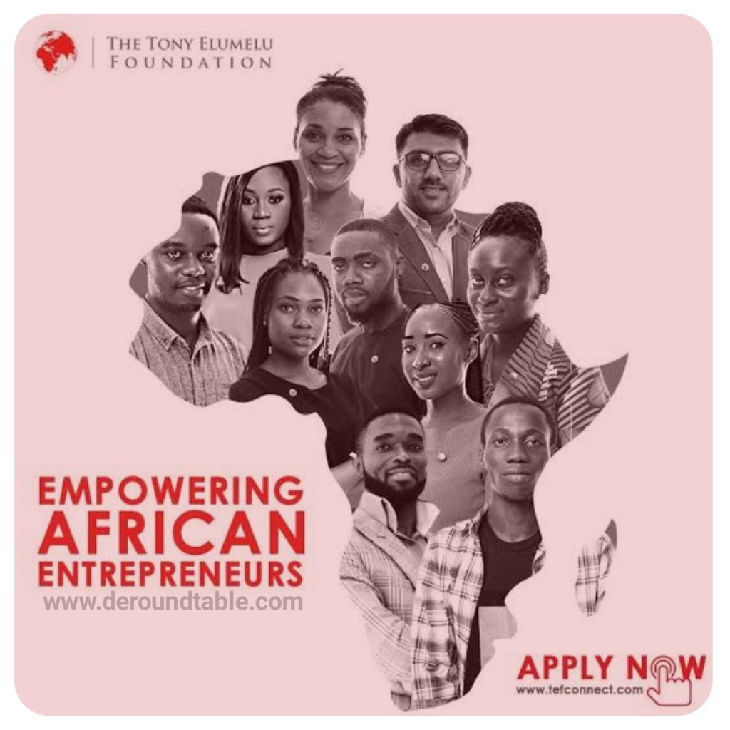 Tony Elumelu Foundation Entrepreneurship Programme TEEP 2024 for Young African Entrepreneur