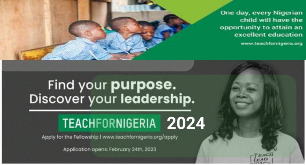 Call For Applications: Teach for Nigeria Fellowship Program 2024