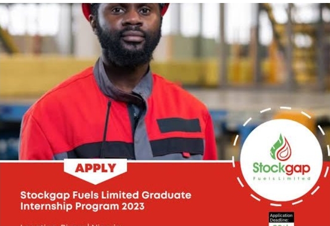 Stockgap Fuels Limited Graduate Internship Program for Nigerians (₦100,000 Monthly Stipend)