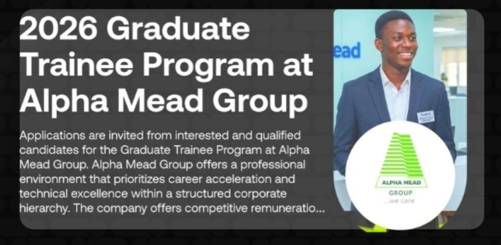 Alpha Mead Group Graduate Trainee Programme