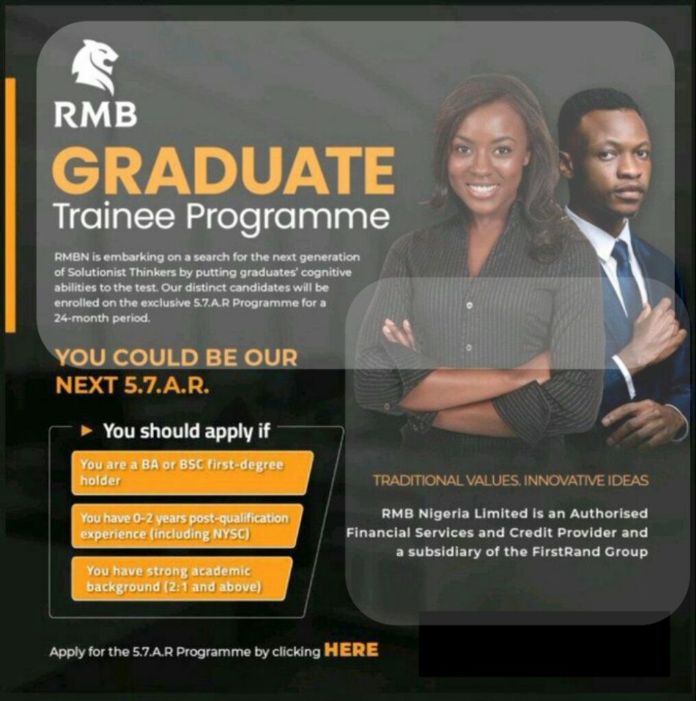RMB Graduate Trainee Programme