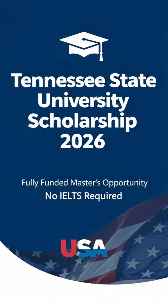 Tennessee State University Scholarship 2026 in USA – Fully Funded Master’s Opportunity (No IELTS Required)