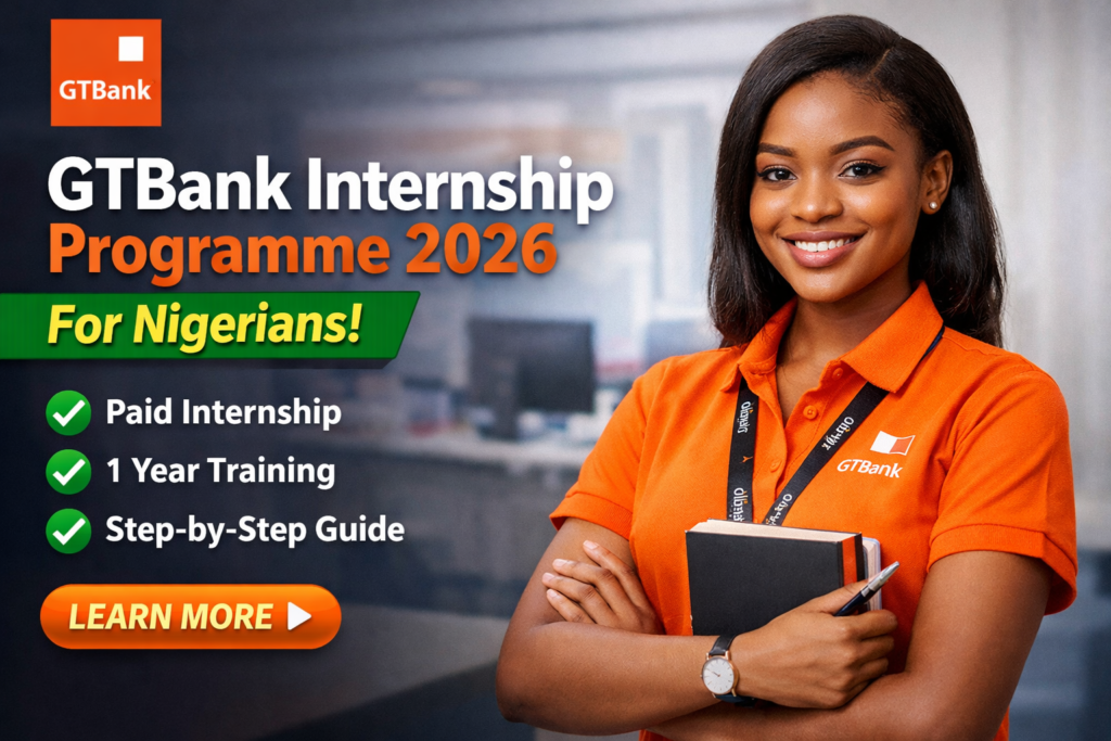 GTBank Internship Programme 2026