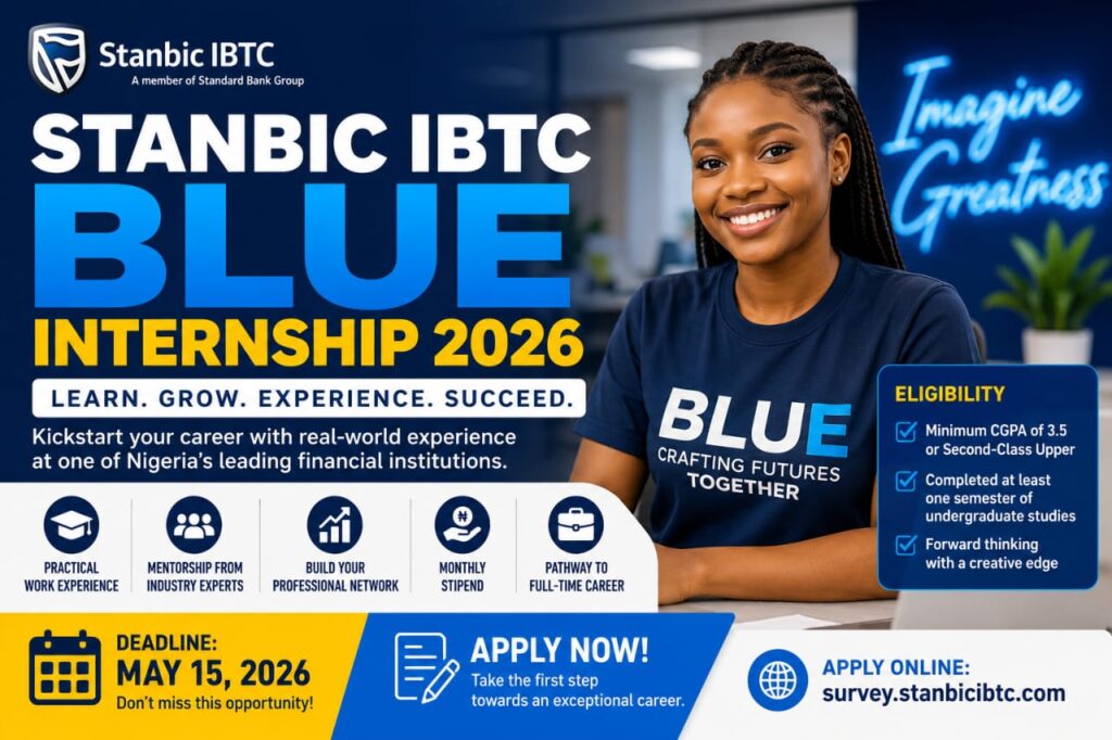 Stanbic IBTC Blue Internship 2026