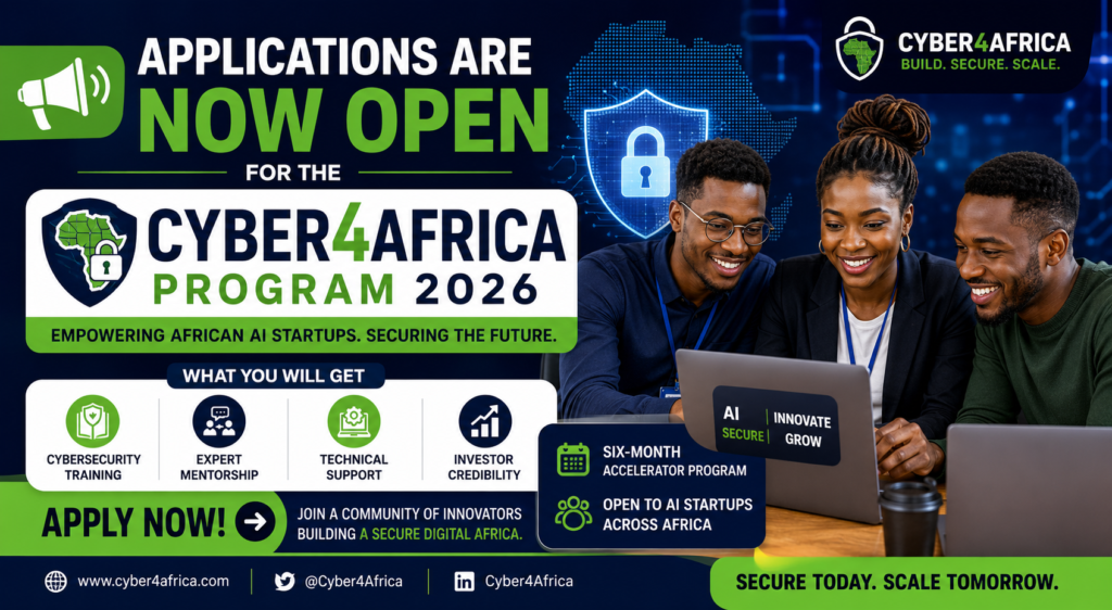 Call for Applications: Cyber4Africa Program 2026 Opens Applications for African AI Startups