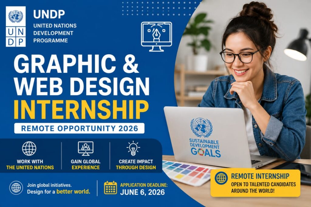 Apply for UNDP Remote Graphic and Web Design Internship - Work From Home With the United Nations